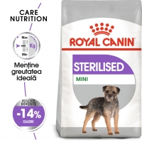 Royal Canin Mini Sterilised Adult, hrană uscată câini sterilizați, 1kg