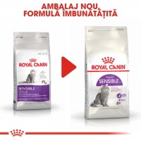 Royal Canin Sensible Adult, hrană uscată pisici, digestie optimă, 400g