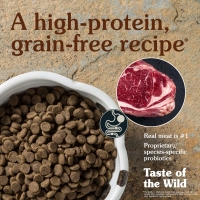 TASTE OF THE WILD High Prairie, Bizon și Vânat, hrană uscată fără cereale câini, 12.2kg