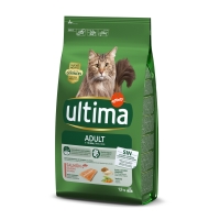 ULTIMA Cat Adult, Somon, hrană uscată pisici, 1.5kg