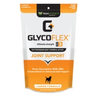 VETRI SCIENCE GlycoFlex Stage 3, Bite-sized Chews, suplimente articulare câini, 120cpr masticabile
