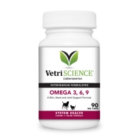 VETRI SCIENCE Omega 3, 6, 9, suplimente câini și pisici, 30cps cu gel