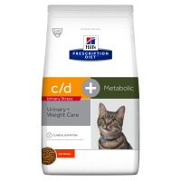 HILL'S PD c/d Urinary Stress + Metabolic, Hrana uscata pentru pisici Adult, cu Pui, 4 kg