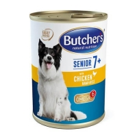 Butcher's Dog Senior 7+, Pate, Pui, Sunca si Orez, 400 g