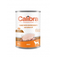 Calibra Dog Adult Inimi Curcan si Pui 400 g