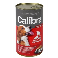 Calibra Dog Conserva Beef Liver and Vegetables in Jelly 1240 g
