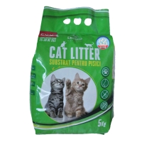 ENVIRO NATURALS Cat Litter, pachet economic asternut ecologic zeolit pisici, lăcrămioare, 5kg x 2