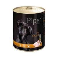 Pachet Piper Adult Dog cu Carne de Prepelita, 6x800 g