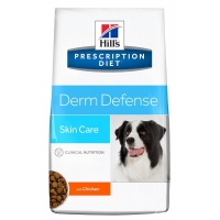 HILL'S Prescription Diet Derm Defense, Pui, dietă veterinară câini, hrană uscată, afecțiuni dermatologice, 1.5kg