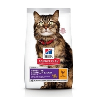 Hill's SP Feline Adult Skin&Stomach Pui, 300 g