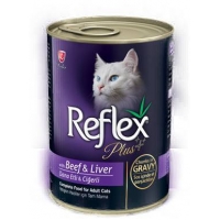 Hrana Umeda Reflex Plus Cat cu Vita si Ficat in Sos, 400 g