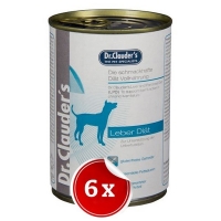 Pachet 6 Conserve Dr. Clauder's Diet Dog Hepatic, 400 g