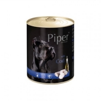 Pachet Piper Adult Dog cu Carne de Cod, 6x800 g