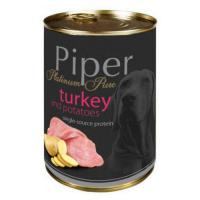 Pachet economic Piper Pure cu Carne de Curcan si Cartofi, 400g x 12