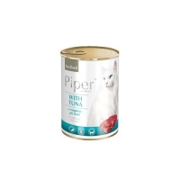 Pachet Piper Cat Adult Sterilizat cu Ton, 6x400 g