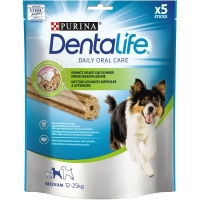 PURINA Dentalife Adult Medium, recompense câini de talie medie, batoane, 5buc