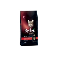 Pachet 2 x Reflex Plus Adult Cat cu Miel si Orez, 15kg
