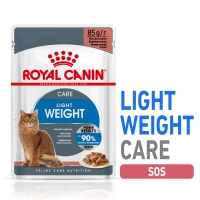 Royal Canin Light Weight Care Adult, plic hrană umedă pisici, managementul greutății, (în sos), 85g