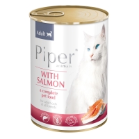 Pachet Piper Cat Adult cu Somon, 6x400 g