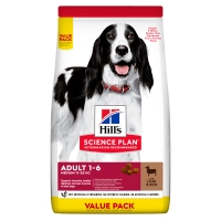 Hill's SP Canine Adult Medium Lamb&Rice, Value Pack, 18 Kg