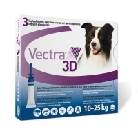 Vectra 3D Dog, 10-25 kg, 3 pipete