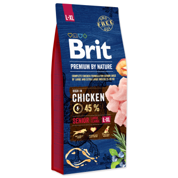 Brit Premium by Nature Senior L-XL, 15 kg imagine