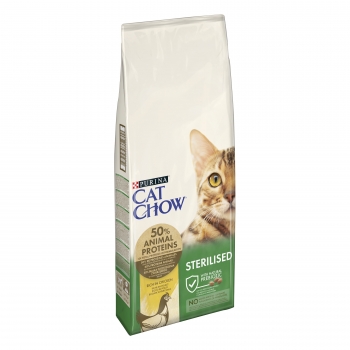 PURINA Cat Chow Sterilised, Pui, hrană uscată pentru pisici sterilizate, 15kg pentruanimale