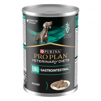 PURINA Pro Plan Veterinary Diets Gastrointestinal Mousse, dietă veterinară câini, conservă hrană umedă, afecțiuni digestive, 400g pentruanimale.ro imagine 2022