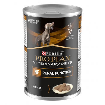 PURINA Pro Plan Veterinary Diets Renal Function Mousse, dietă veterinară câini, conservă hrană umedă, afecțiuni renale, 400g pentruanimale.ro imagine 2022