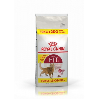 Royal Canin Fit32 Adult, Hrană Uscată Pisici, Activitate Fizică Moderată, 10kg+2kg GRATUIT
