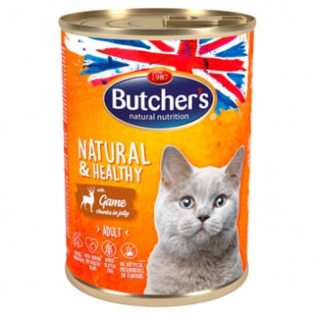 Butcher’s Cat Natural & Healthy cu Vanat, 400 g pentruanimale