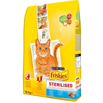 Friskies Cat Adult Sterilised, 10 Kg imagine