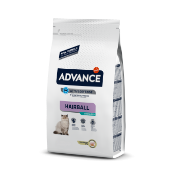 Advance Cat Sterilizat Hairball, 10 kg imagine