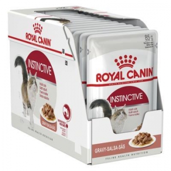 Royal Canin Instinctive Adult, bax hrană umedă pisici, (în aspic), 85g x 24 pentruanimale.ro imagine 2022