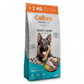 Calibra premium line adult large, l-xl, pui, hrană uscată câini, pachet economic, 14kg