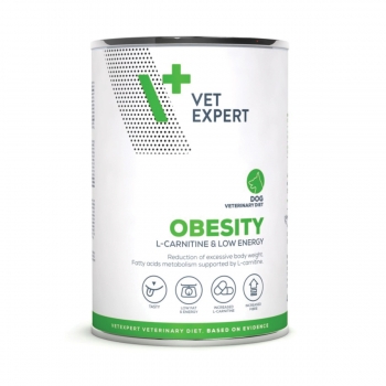 4T Veterinary Diet Obesity Dog Miel si Pui, 400 g 400