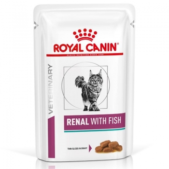 Royal Canin Veterinary Diet Renal Fish, 85 g pentruanimale