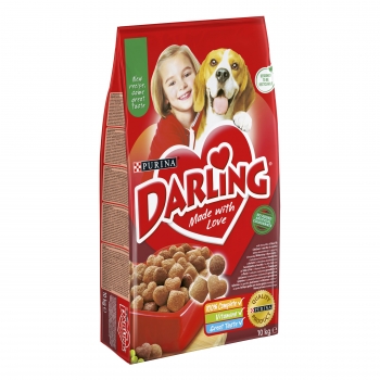 PURINA Darling Adult, Vită, Pui cu Legume, hrană uscată pentru câini, 10kg Darling imagine 2022