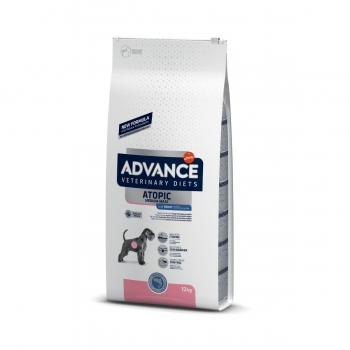 ADVANCE Veterinary Diets Atopic Medium/Maxi, M-L, dietă veterinară câini, hrană uscată, afecțiuni dermatologice, 12kg 12kg imagine 2022