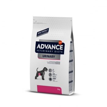 ADVANCE Veterinary Diets Urinary, dietă veterinară câini, hrană uscată, sistem urinar, 3kg 3kg imagine 2022