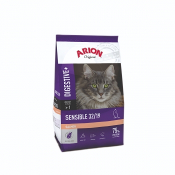 ARION Original Sensible 32/19, Somon, hrană uscată pisici, sensibilități digestive, 7.5kg 32/19 imagine 2022
