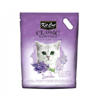 Asternut Igienic Pentru Pisici Kit Cat Crystal Lavender, 5 L Kit Cat imagine 2022
