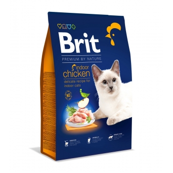 BRIT Premium by Nature Indoor, Pui, hrană uscată pisici de interior, 8kg pentruanimale