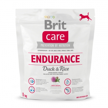 BRIT Care Endurance, Rață cu Orez, hrană uscată câini, activitate intensă, 1kg Brit imagine 2022