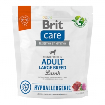 BRIT Care Hypoallergenic Adult Large Breed, L-XL, Miel, hrană uscată monoproteică câini, sistem imunitar & alergii, 1kg 1kg imagine 2022