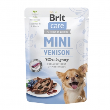 BRIT Care Mini, XS-S, File Vânat, plic hrană umedă câini, (în sos), 85g (în imagine 2022