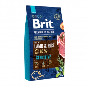BRIT Premium By Nature Sensitive, Miel, hrană uscată câini, sensibilitați digestive, 8kg 8kg imagine 2022