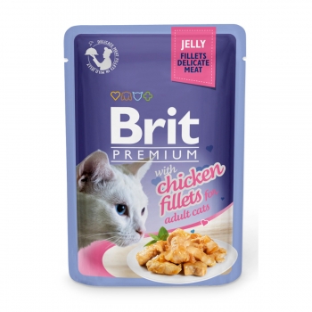 BRIT Premium, File Pui, plic hrană umedă pisici, (în aspic), 85g (în imagine 2022