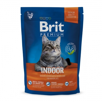 BRIT Premium Indoor, Pui, hrană uscată pisici de interior, 800g pentruanimale