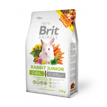 BRIT Premium Junior, Lucernă, hrană uscată iepure junior, 300g 300g imagine 2022